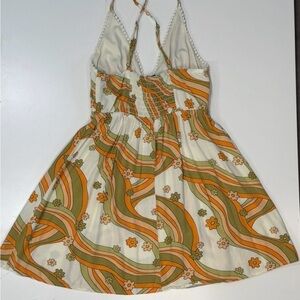 Wild Fable Retro 70s Floral Mini Dress Summer